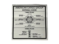 American Cargo Group Wiring Code Decal