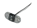 S17 Style Marker Light with Clear Lens and Red LED - 6" pigtail 