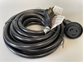 POWER CORD, 30 AMP, 120 VOLT, 25 FOOT WITH TWIST LOCK END AND MOLDED MALE PLUG ON OPPOSITE END