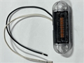 LED, AMBER, CLEAR LENS, S26 CLEARANCE LIGHT