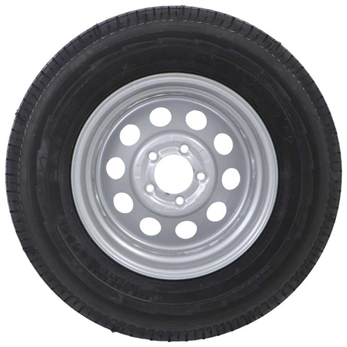 TIRE/WHEEL COMBO ST205/75R15 LRC RADIAL 15X5 5-4.5 SILVER MOD WHEEL