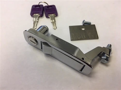Adjustable Chrome Trigger Latch With Lock