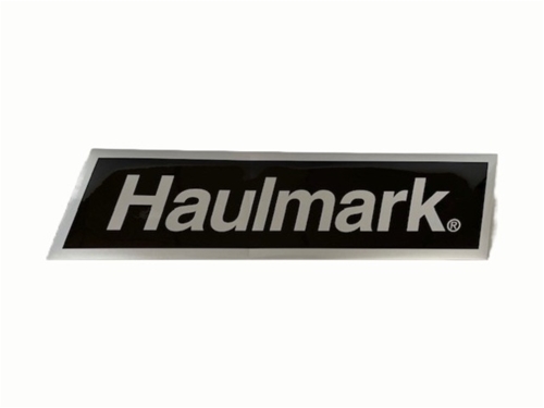 Haulmark Decal, Black Trim, Large (24.75" x 6.731")