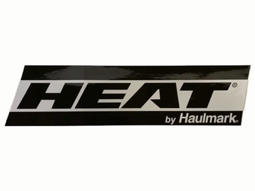Haulmark Decal, Heat, Black Trim Version (24" x 3")