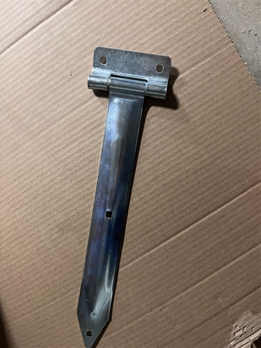 Steel Strap Hinge, Bolt-On, 16" " 