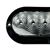 Oval 6" Led Tail Light with Pigtail, Clear Lens