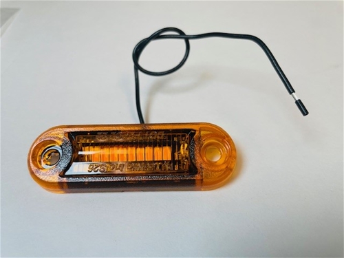 LED Amber Lens Clearance Light S26