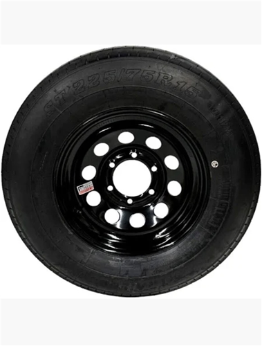 CASTLE ROCK RADIAL 15X6 655 BLACK MOD WHEEL