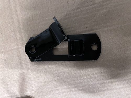 HASP ASSEMBLY, BLACK, TWO PIECE, 4-3/4" ON CENTER MOUNTING HOLES