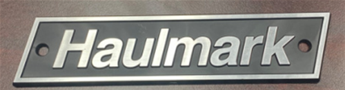 DECAL, HAULMARK BADGE